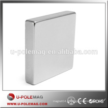 Íman forte do ímã do Neodymium do bloco 35H F50x54x10mm